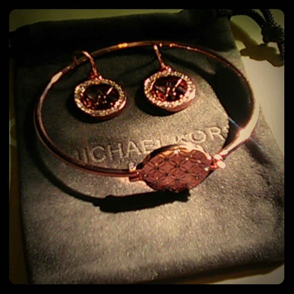 Michael Kors Rose Crystal Set